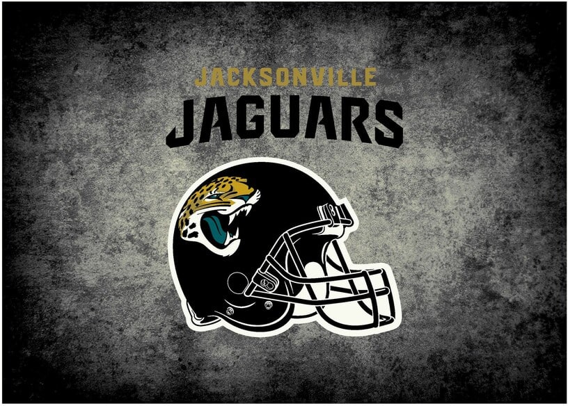 Imperial NFL Jacksonville Jaguars  Distressed Rug